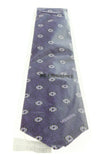 Missoni U5576 Purple/Silver Geometric Pure Silk Tie