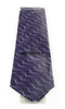 Missoni U5054 Aubergine/Lilac Sharkskin Pure Silk Tie
