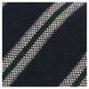 Missoni U5145 Grey/Navy Regimental Pure Silk Tie