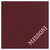 Missoni U5564 Burgundy Chevron Pure Silk Tie