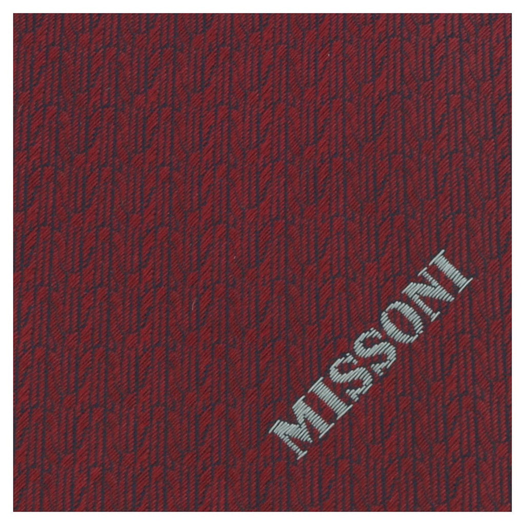 Missoni U5568 Red Barleycorn Pure Silk Tie
