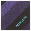 Missoni U5577 Purple Monochromatic Pure Silk Tie