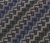Missoni U4529 Brown/Blue Chevron Pure Silk Tie