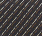 Missoni U4544 Brown/Tan Pencil Pure Silk Tie