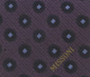Missoni U5027 Purple/Blue Geometric Pure Silk Tie