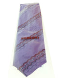 Missoni U3829  Violet Sharkskin Pure Silk Ties
