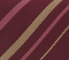 Missoni U4058 Red/Pink Regimental Pure Silk Tie