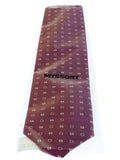 Missoni U4983 Fuschia/Silver Geometric Pure Silk Tie