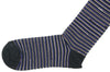 Missoni GM00CMD4589 0003 Striped Blue/Black Boot Socks