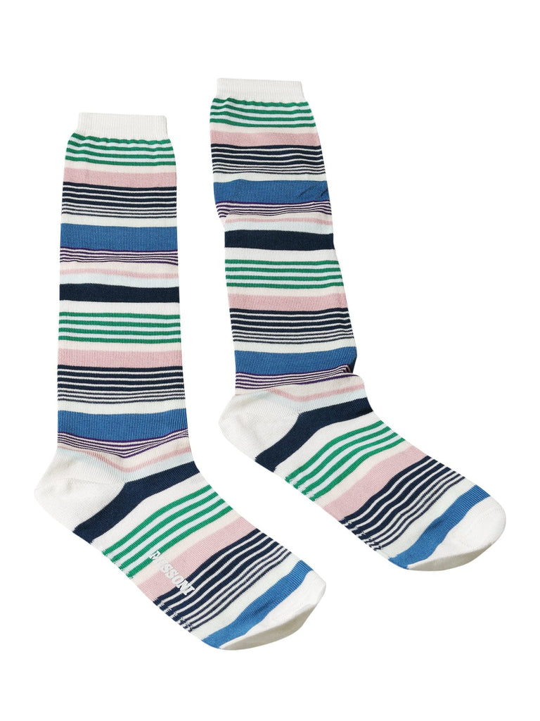 Missoni  Blue/Green Striped Boot Socks