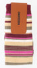 Missoni GM00CMD5219 0001 Burgundy/Pink Striped Knee Length Socks