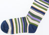 Missoni GM00CMD5219 0002 Green/Navy Knee Length Socks