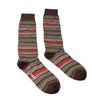 Missoni  Olive/Cream Mixed Stripe Knee Length Socks