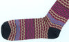 Missoni GM00CMU5238 0002 Tan/Fuchsia Mixed Stripe Knee Length Socks