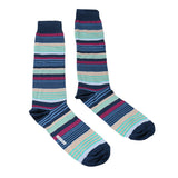 Missoni  Blue/Green Striped Knee Length Socks