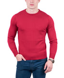 Maglierie Di Perugia Red Crew Neck  Classic Sweater