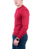 Maglierie Di Perugia Red Crew Neck  Classic Sweater