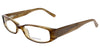 Vera Wang V 033 BR 49 Brown Full Rim Womens Optical Frame