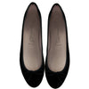 Bailarinas  Black Suede Ballerina Flats