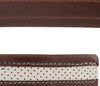 Romeo Gigli Y372/35 CAFI Tan/Ivory Leather/Suede Adjustable Belt