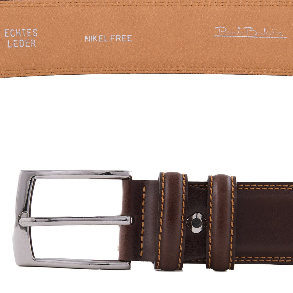 Renato Balestra W658/40 Brown Leather Mens Belt