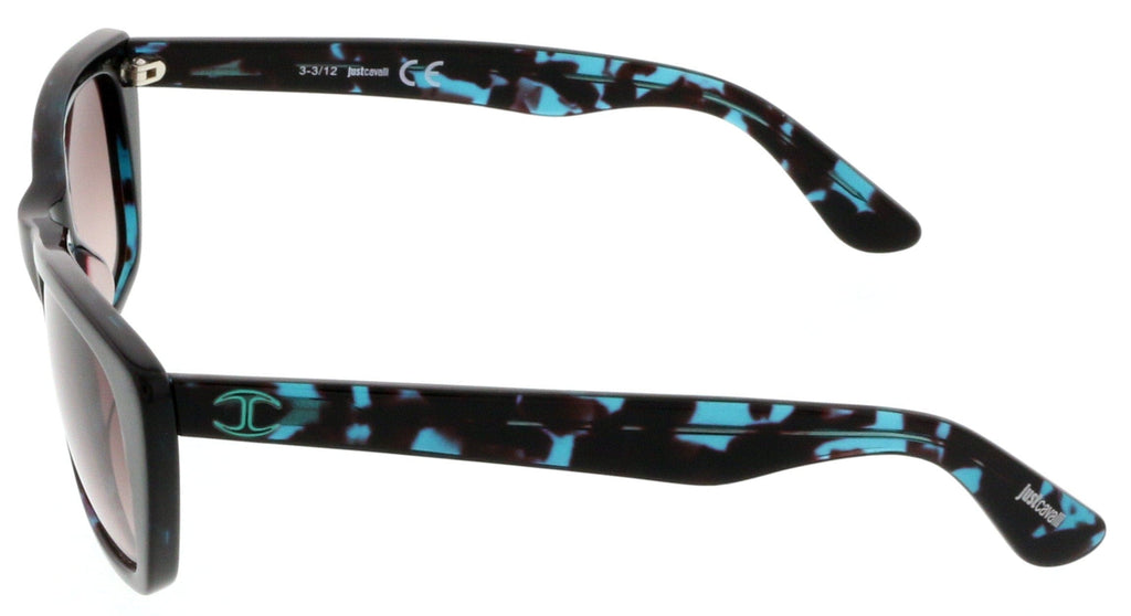 Just Cavalli JC 491S/S 56F Brown/Blue Tortoise Rectangle Sunglasses
