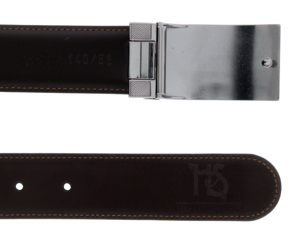HS Collection HSB 9001  Black/Brown Reversible/Adjustable Mens Belt