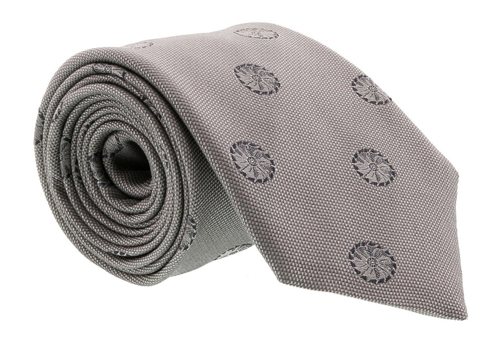 Gianfranco Ferre  Grey Silk Mens Tie