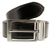 Romeo Gigli C885/35S NERO Black Leather Adjustable Mens Belt