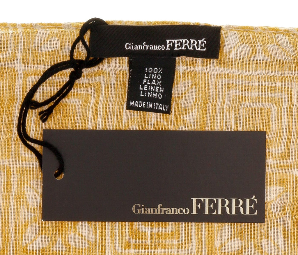 Gianfranco Ferre D8F5958/5 Mustard  Scarf