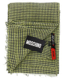 Moschino SCR11242/1 Yellow/Black Checkered  Scarf