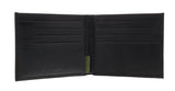 Luciano Barbera CLUB SASA NERO Black Leather Wallet