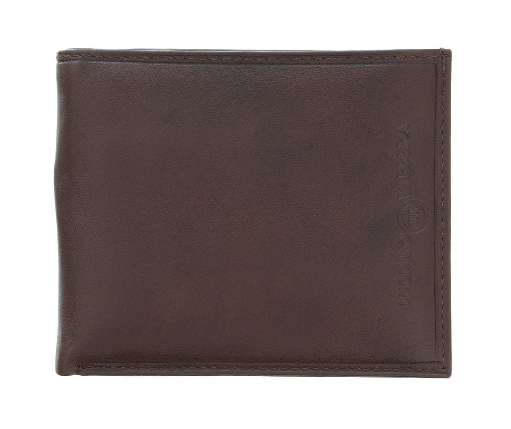 Luciano Barbera  Brown Leather Wallet
