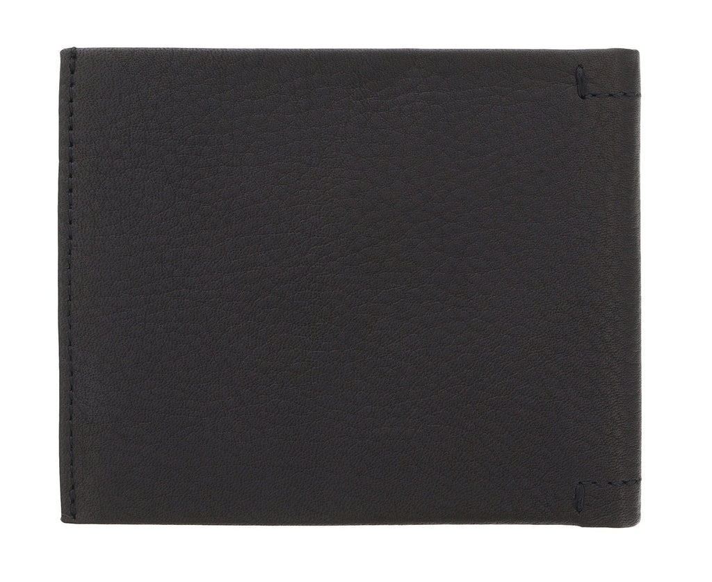 Luciano Barbera CLUB GINO NERO Black Leather Wallet