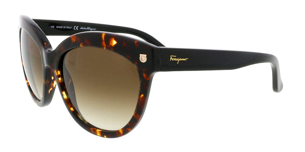 Salvatore Ferragamo SF675S 214 Tortoise Round Sunglasses