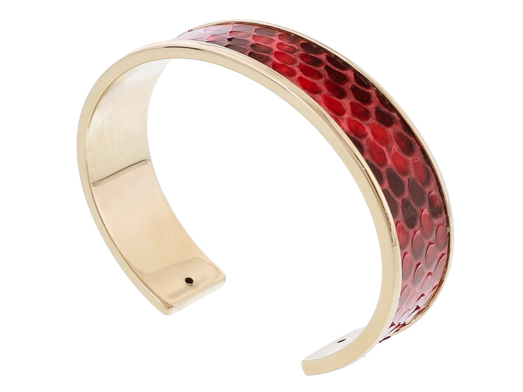 Stamerra  Red Genuine Python Bracelet