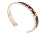 Stamerra  Purple Genuine Python Bracelet