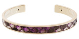 Stamerra PICCOLO PITTONE VIO Purple Genuine Python Bracelet