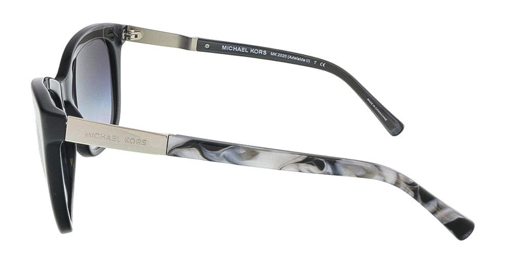 Michael Kors MK2020 ADELAIDE II 312011 Black Rectangle Sunglasses