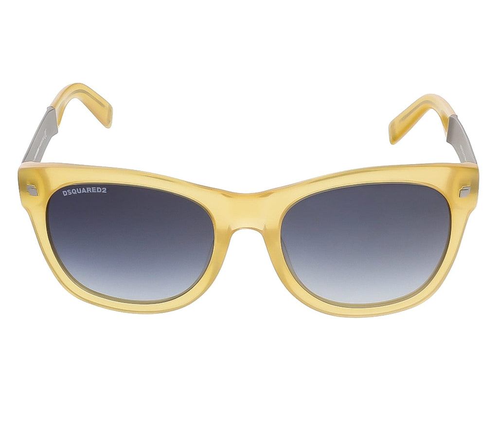 Dsquared  Translucent Yellow Square sunglasses