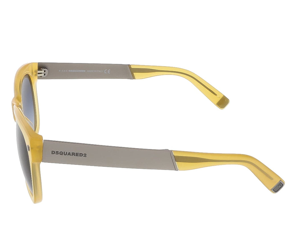 Dsquared DQ0162/S 39W Translucent Yellow Square sunglasses