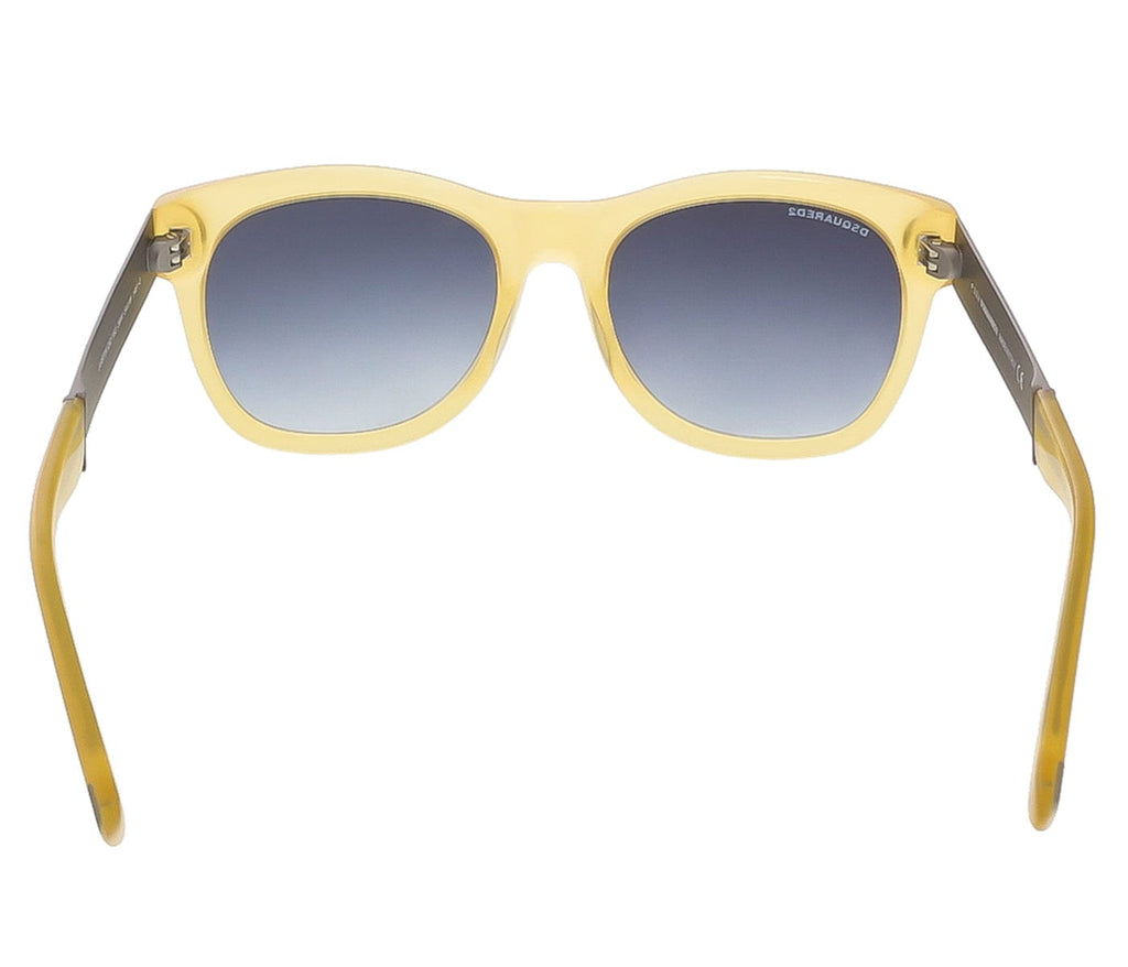 Dsquared DQ0162/S 39W Translucent Yellow Square sunglasses