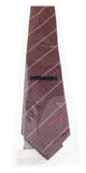 Missoni Micro Floral Marroone Woven Pure Silk Tie