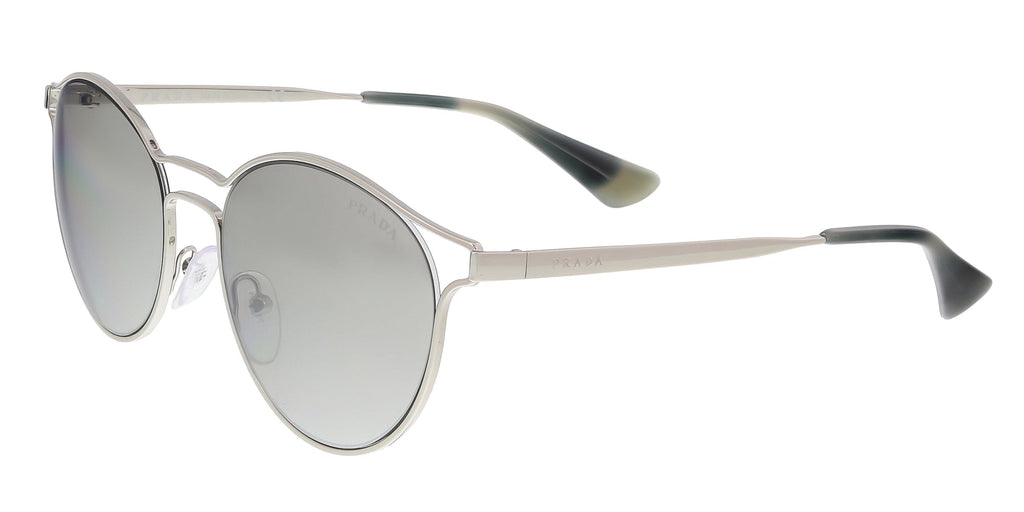 Prada  Silver Round Phantos Sunglasses