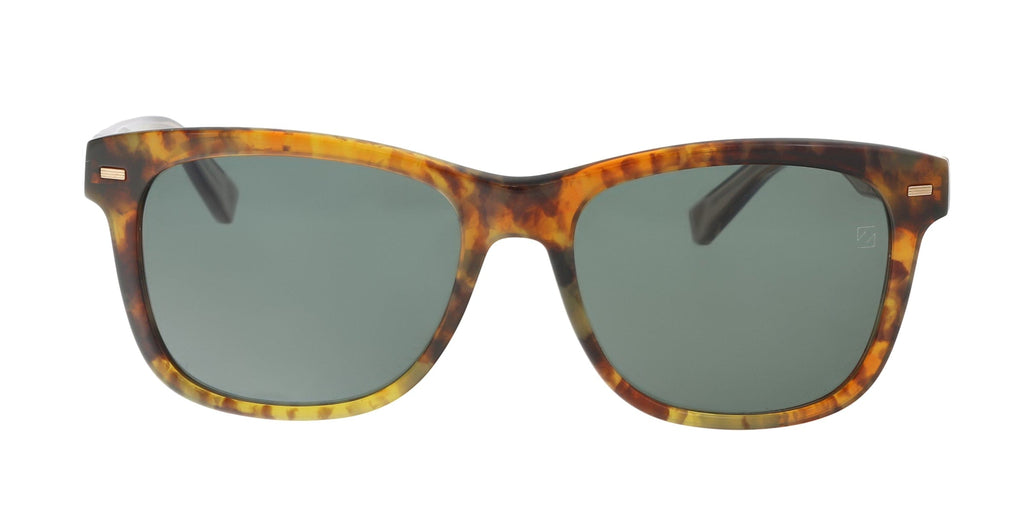 Ermenegildo Zegna  Amber/Gold Square Sunglasses