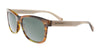 Ermenegildo Zegna EZ0028-N 55N Amber/Gold Square Sunglasses