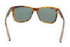 Ermenegildo Zegna EZ0028-N 55N Amber/Gold Square Sunglasses