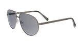 Ermenegildo Zegna EZ0030/S 08C Black/Grey Aviator Sunglasses