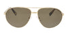 Ermenegildo Zegna  Gold Aviator Sunglasses