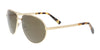 Ermenegildo Zegna EZ0030/S 32M Gold Aviator Sunglasses